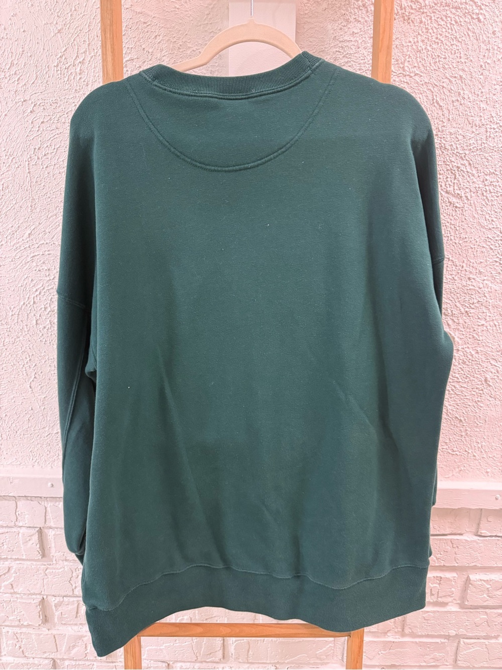 Abercrombie & Fitch Teal Green Crewneck Sweatshirt - Picture 2 of 3